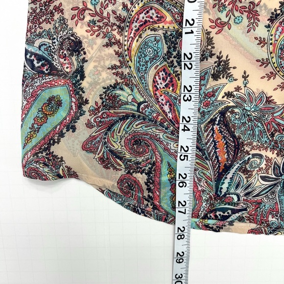 Daniel Rain Multi Color Short Sleeve Blouse Size S - Picture 11 of 11